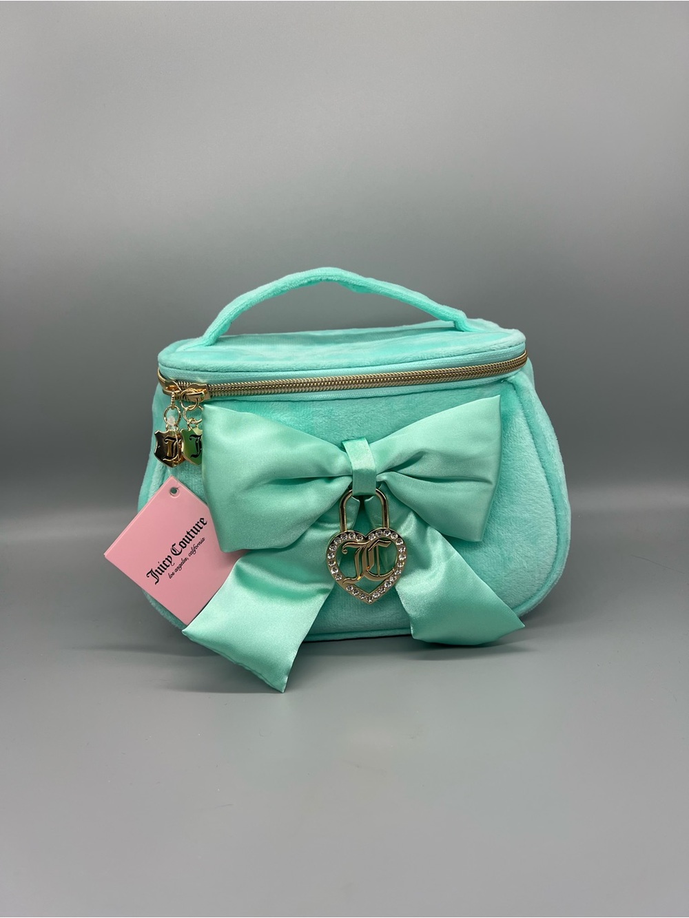 Juicy couture velour cosmetics bag